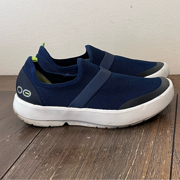 OOFOS Shoes - OOFOS Oomg Low Blue Shoes Womens 8